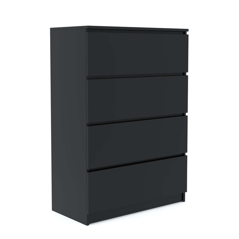 Cassettiera TALA con 4 cassetti, 70 x 100 cm, nero