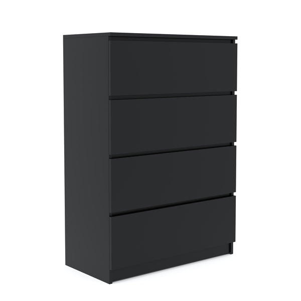 Kommode TALA 4 Schubladen 70 x 100 cm schwarz