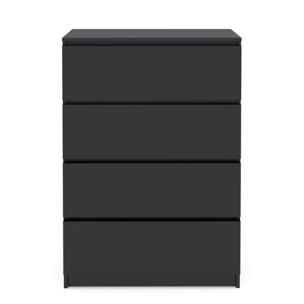 Kommode TALA 4 Schubladen 70 x 100 cm schwarz
