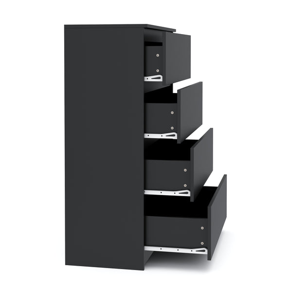 Kommode TALA 4 Schubladen 70 x 100 cm schwarz