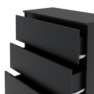 Kommode TALA 4 Schubladen 70 x 100 cm schwarz