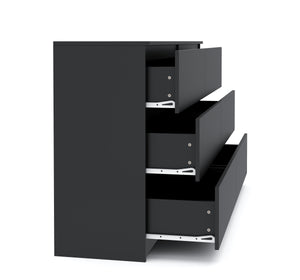 Kommode TALA 6 Schubladen 138 x 77 cm schwarz