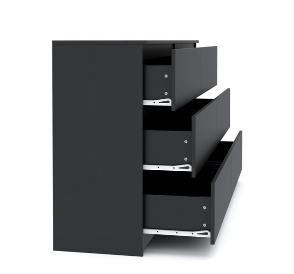 Kommode TALA 6 Schubladen 138 x 77 cm schwarz