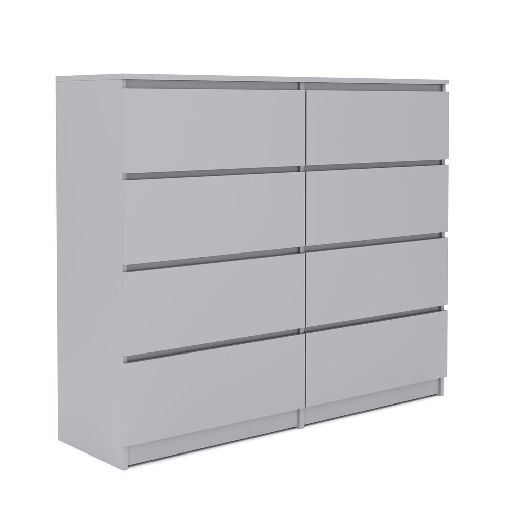 Cassettiera TALA con 8 cassetti, 119 x 100 cm, grigio
