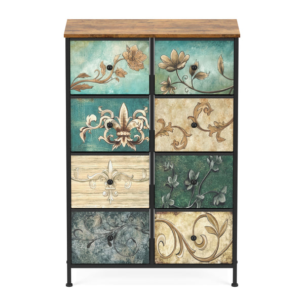 Kommode Vintage FIORELLA 8 Schubladen 67 x 100 cm