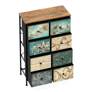 Kommode Vintage FIORELLA 8 Schubladen 67 x 100 cm