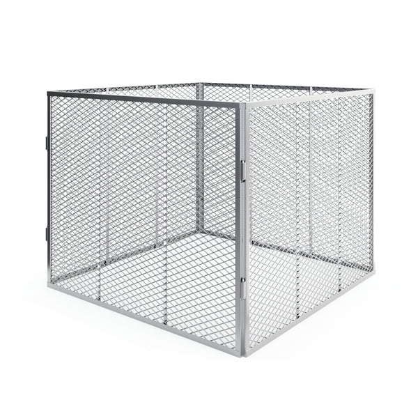 Komposter Metall 800L 100 x 100 x 80 cm