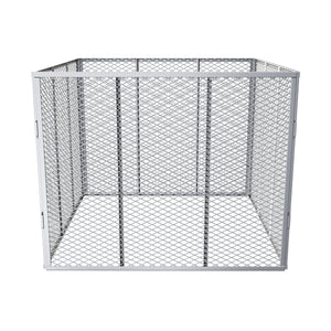 Komposter Metall 800L 100 x 100 x 80 cm
