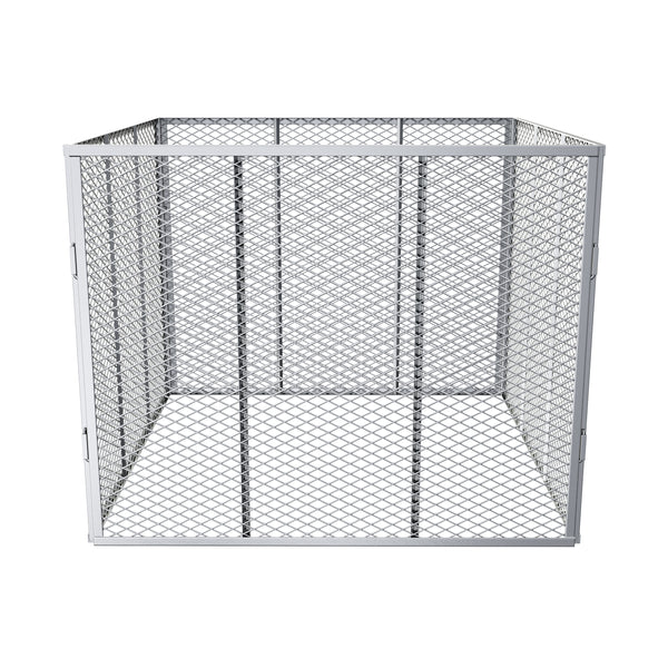 Komposter Metall 800L 100 x 100 x 80 cm
