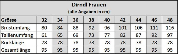 Dirndl dress, red, size 46
