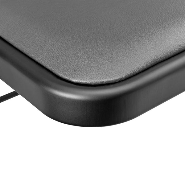 Conference chair folding chair set of 6 faux leather gray 