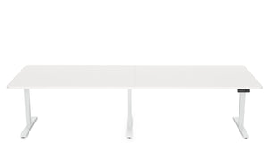 Konferenztisch elektrisch weiss 280 x 100 cm
