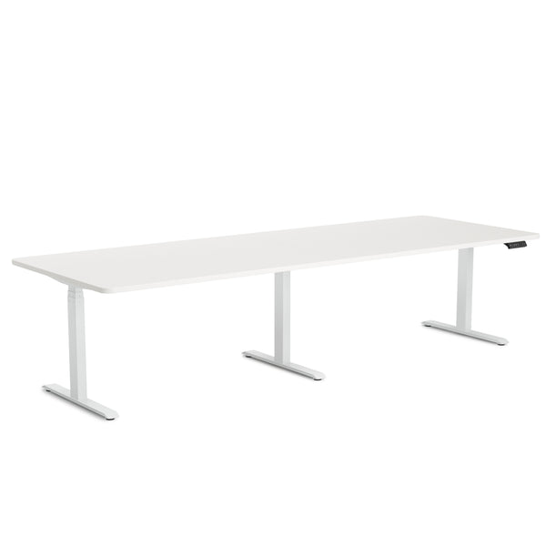 Konferenztisch elektrisch weiss 280 x 100 cm