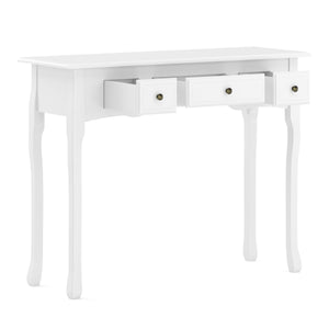 Konsolentisch ANDY mit 3 Schubladen 100 x 78 cm weiss