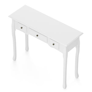 Konsolentisch ANDY mit 3 Schubladen 100 x 78 cm weiss