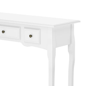 Konsolentisch ANDY mit 3 Schubladen 100 x 78 cm weiss