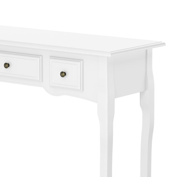 Konsolentisch ANDY mit 3 Schubladen 100 x 78 cm weiss