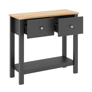 Konsolentisch ARLES 80 x 30 x 74 cm anthrazit