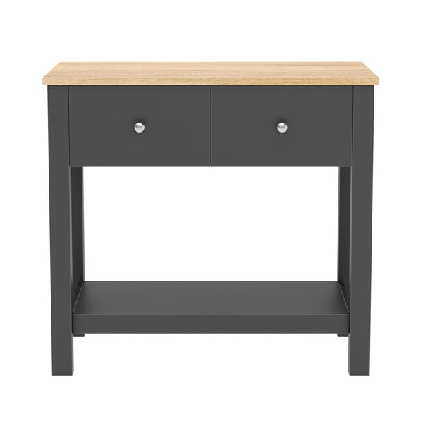 Konsolentisch ARLES 80 x 30 x 74 cm anthrazit