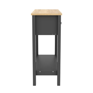 Konsolentisch ARLES 80 x 30 x 74 cm anthrazit