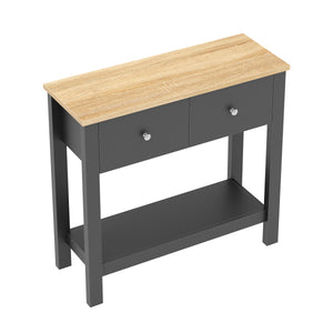 Konsolentisch ARLES 80 x 30 x 74 cm anthrazit