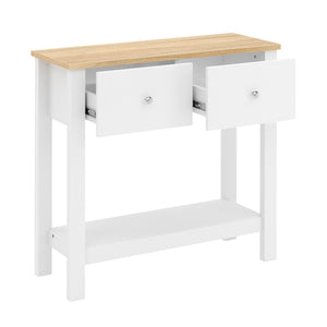 Konsolentisch ARLES 80 x 30 x 74 cm weiss