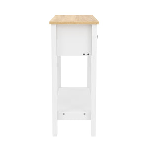 Konsolentisch ARLES 80 x 30 x 74 cm weiss