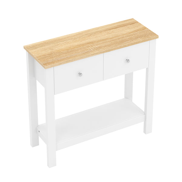 Konsolentisch ARLES 80 x 30 x 74 cm weiss