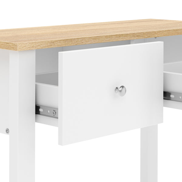 Konsolentisch ARLES 80 x 30 x 74 cm weiss