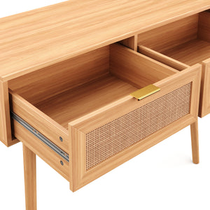 Konsolentisch Holz ARNO 2 Schubladen