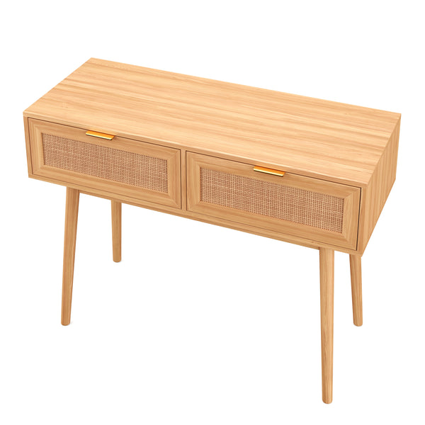 Konsolentisch Holz ARNO 2 Schubladen