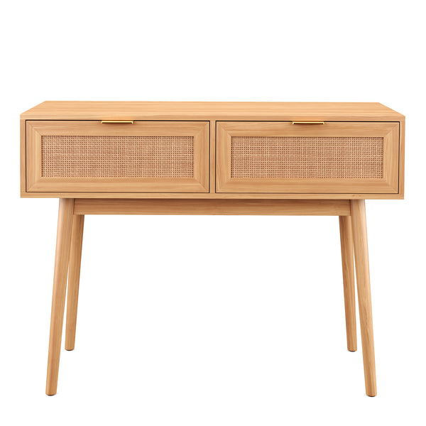 Konsolentisch Holz ARNO 2 Schubladen