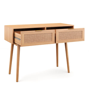 Konsolentisch Holz ARNO 2 Schubladen