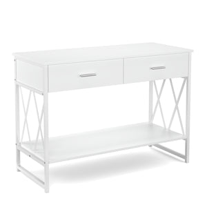 Konsolentisch ASHER 107 x 76 cm weiss