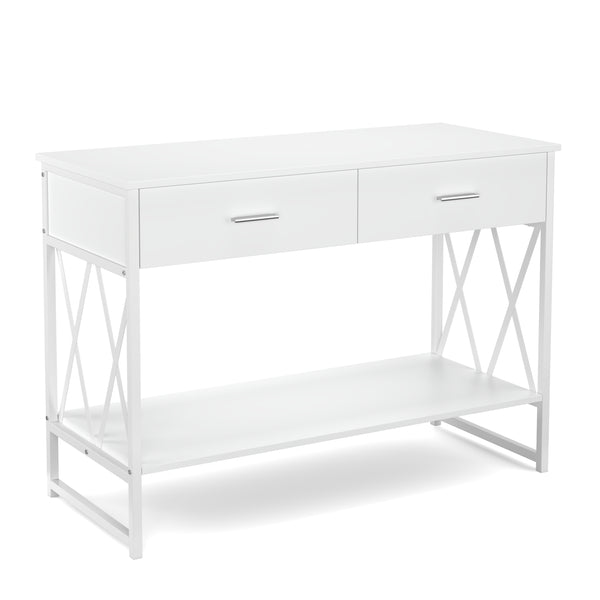 Konsolentisch ASHER 107 x 76 cm weiss