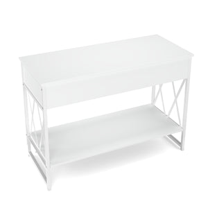 Konsolentisch ASHER 107 x 76 cm weiss