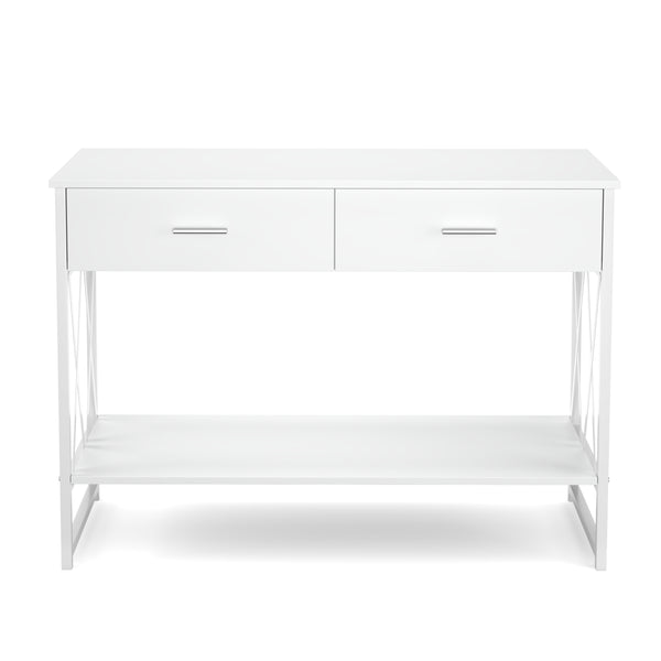 Konsolentisch ASHER 107 x 76 cm weiss