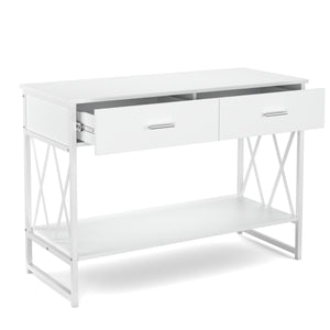 Konsolentisch ASHER 107 x 76 cm weiss
