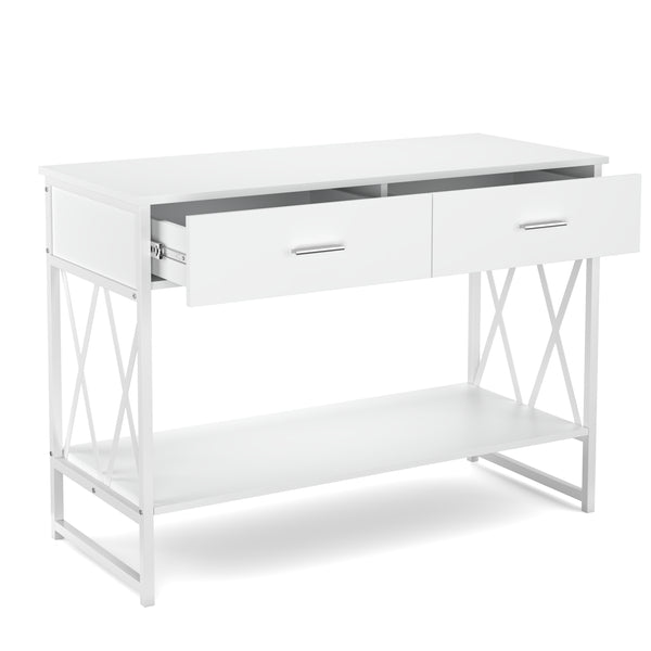 Konsolentisch ASHER 107 x 76 cm weiss