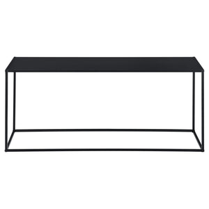 Couchtisch Alboraya 50x115x32 cm Kratzfest Metall Schwarz