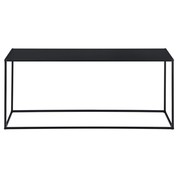 Couchtisch Alboraya 50x115x32 cm Kratzfest Metall Schwarz
