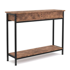 Vintage console table BONITA 100 x 30 x 80 cm 2 drawers