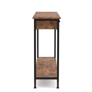 Vintage console table BONITA 100 x 30 x 80 cm 2 drawers