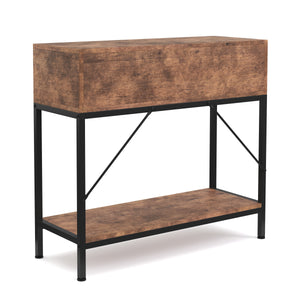 Konsolentisch Vintage BONITA 80 x 30 x 75 cm 2 Schubladen