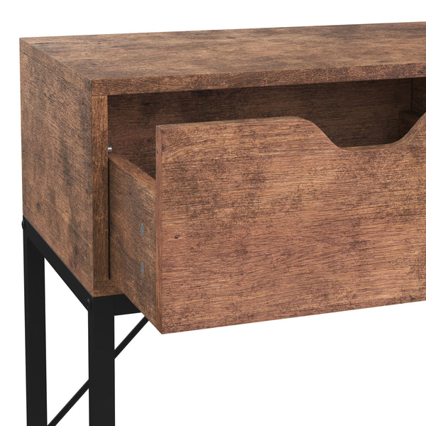 Konsolentisch Vintage BONITA 80 x 30 x 75 cm 2 Schubladen