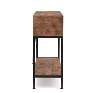 Konsolentisch Vintage BONITA 80 x 30 x 75 cm 2 Schubladen