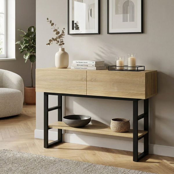 Konsolentisch BRANOR 120 x 75 cm braun