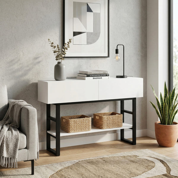 Konsolentisch BRANOR 120 x 75 cm weiss