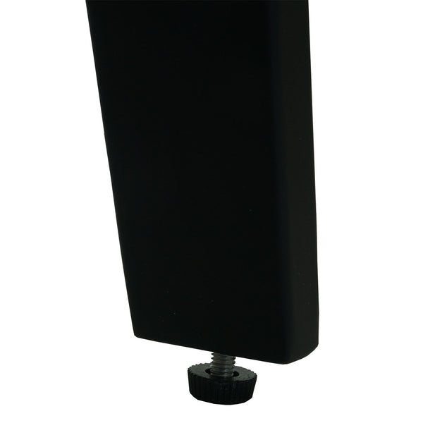 Konsolentisch Beistelltisch Metall 75x100x40cm dunkle Wildeiche