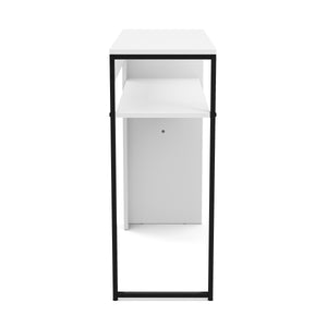 Konsolentisch CALMAN 80 x 75 cm weiss/schwarz
